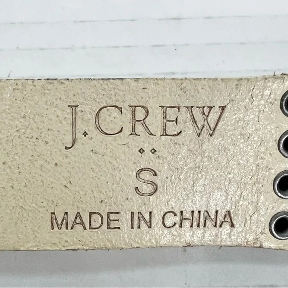 Y2K Inspired Leather Metal Studded Belt Women’s S Goth Punk Rock Distressed - Picture 8 of 10